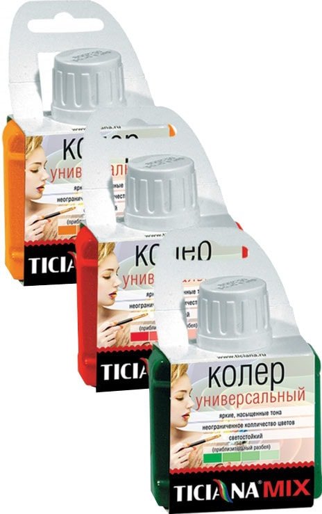 

Колеровочная краска Ticiana Микс универсальный 0.08 л (фисташковый)