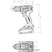 Дрель-шуруповерт Metabo BS 18 L BL 602326800 (с 2-мя АКБ 4 Ah, кейс)