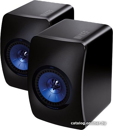 Полочная акустика KEF LS50 (черный/синий)