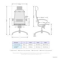 Офисное кресло Metta Samurai S-2.041 (темно-коричневый)