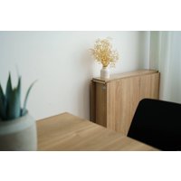 Стол-книга Stoloff Мечта 1600x850 (дуб сонома, опоры вкручиваемые, углы прямые без роликов и ручек)