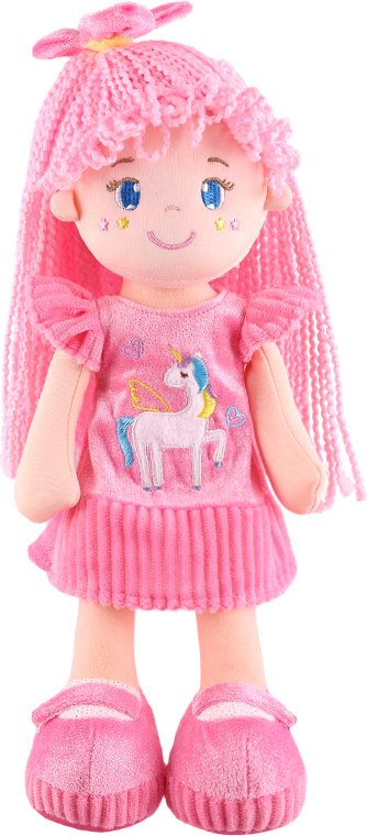 

Кукла Maxitoys Лера с розовыми волосами в платье MT-CR-D01202318-35