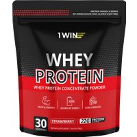 Протеин сывороточный (изолят) 1WIN Whey Protein (клубника, 900г)