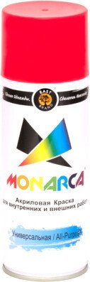 

Краска Monarca Универсальная RAL 3020 0.52 л (светофорно-красный)
