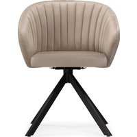 Стул с подлокотниками Notta Корсо крутящийся 583966 (бежевый/черный)