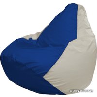 Кресло-мешок Flagman Груша Макси Г2.1-125 (белый/синий)