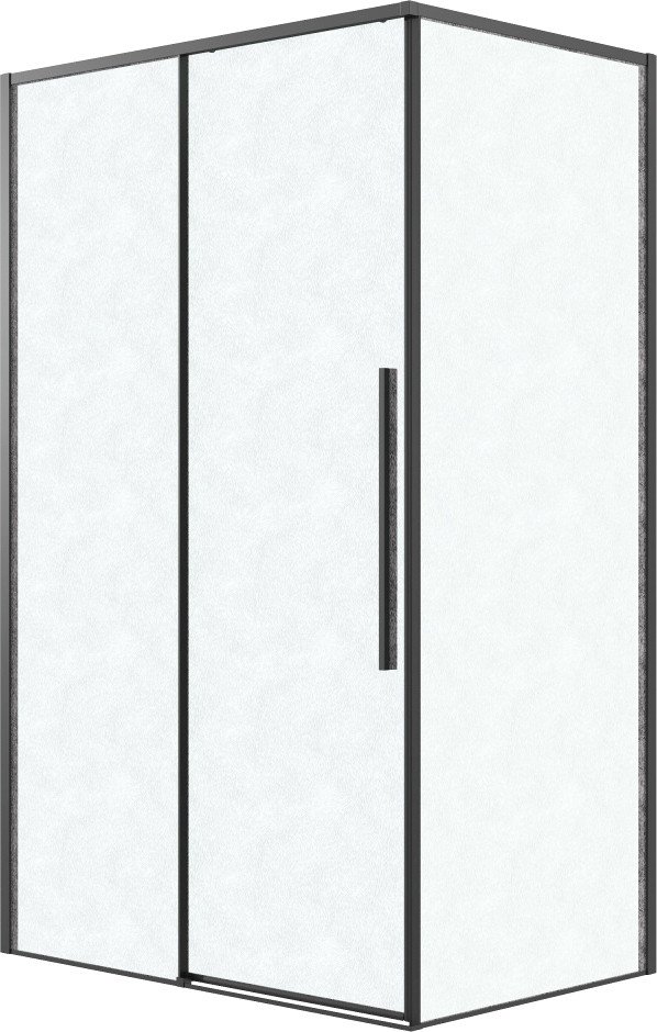 

Душевой уголок Grossman Galaxy 100x90x195 120.K33.01.1090.21.02 (черный матовый/стекло шиншилла)