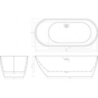 Ванна Cerutti Spa Como 150x75