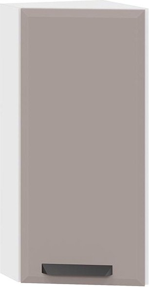 

Шкаф навесной Трия Тиана 1В3Т (белый/мокко супермат)