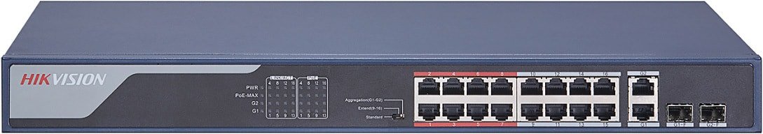 

Неуправляемый коммутатор Hikvision DS-3E0318P-E(B)