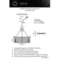 Подвесная люстра Aployt Romen APL.809.03.06