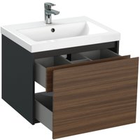  Cersanit Тумба под умывальник Grande 60 Como 60 64759 (черный орех)