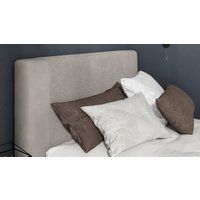 Кровать Трия Тейлор 90x190 (микровелюр Linea Grande 25/Connect 25 мокко)