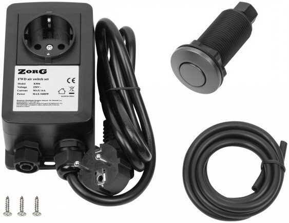 

Пневматическая кнопка ZorG Black PK BL