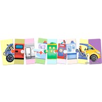 Развивающая игра Робинс Автопутаница. Собираем картинки, слоги и слова