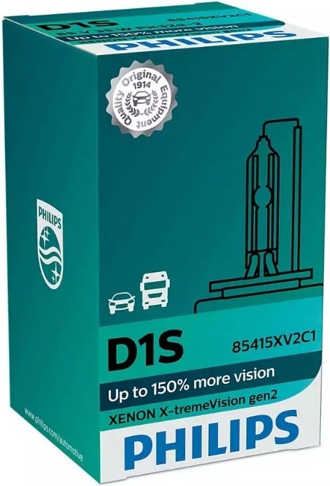 

Ксеноновая лампа Philips D1S X-tremeVision gen2 1шт