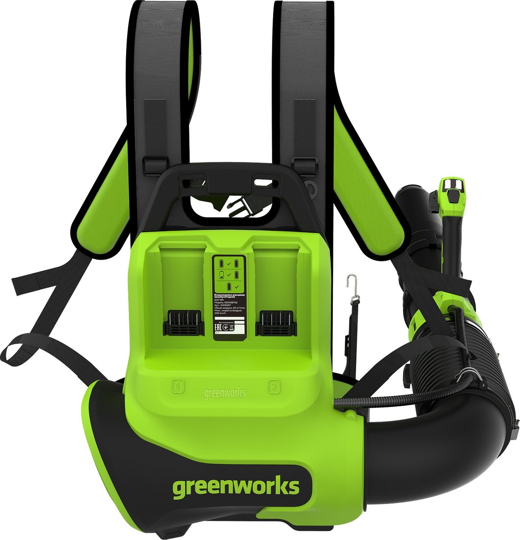 

Садовая воздуходувка Greenworks GD40BPG2K4 2408107UB (с 1-им АКБ)