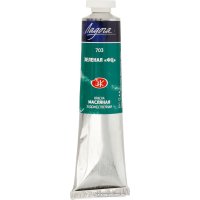 Масляные краски Ладога № 2 46 мл 1204703 (Зеленая ФЦ)