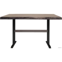 Кухонный стол Buro7 Двутавр 120 (с обзолом, дуб мореный/черный)