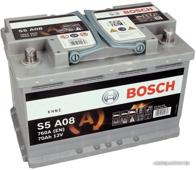 Автомобильный аккумулятор Bosch S5 A08 (570901076) 70 А/ч
