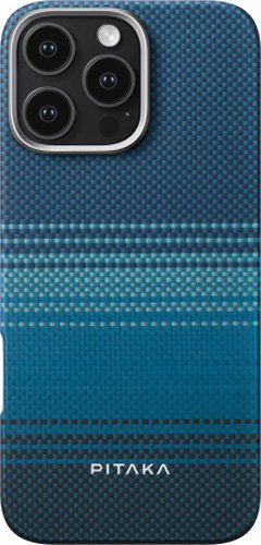 

Чехол для телефона Pitaka Tactile Woven для iPhone 16 Pro Max (синий)