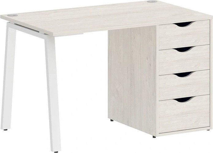 

Стол Riva Home Office VR.SP-3-118.4.A White (дуб наварра)