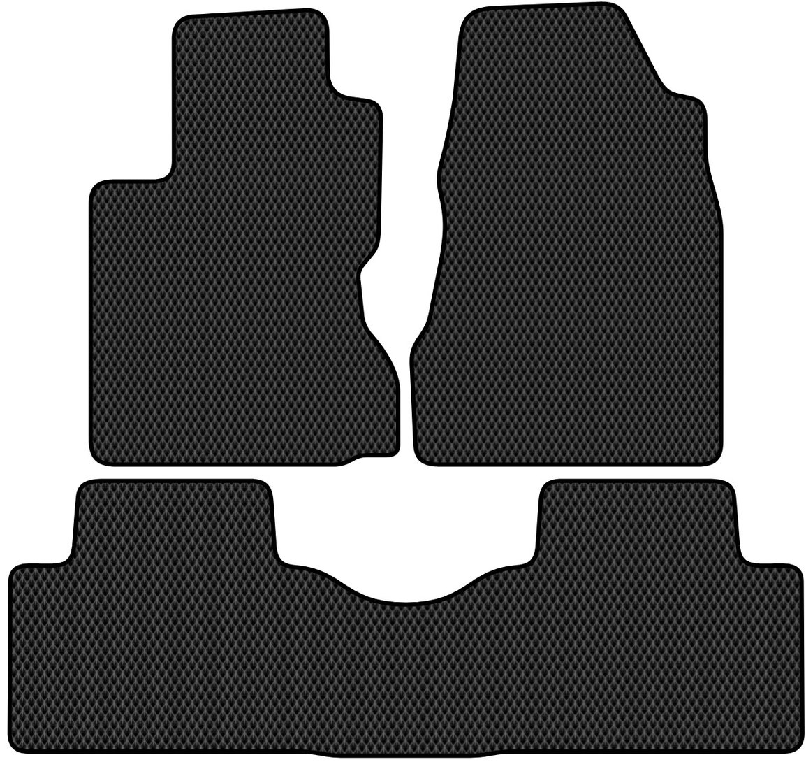 

Комплект ковриков для авто Alicosta Renault Koleos I (suv) 2007 - 2016 (черный, ромб)