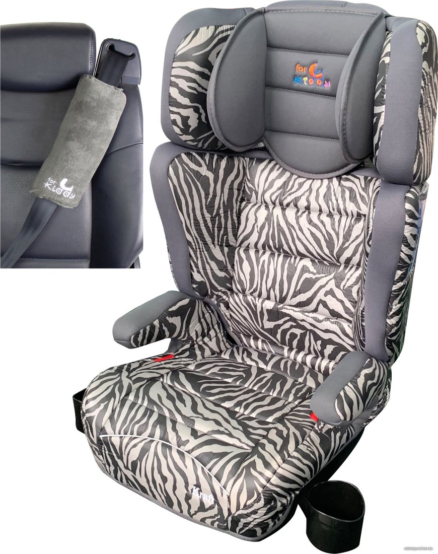 Детское автокресло ForKiddy Kraft sleeping pilow (зебра)