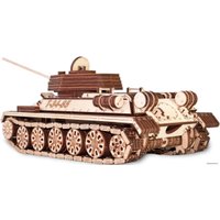 3Д-пазл Eco-Wood-Art Танк Т-34-85