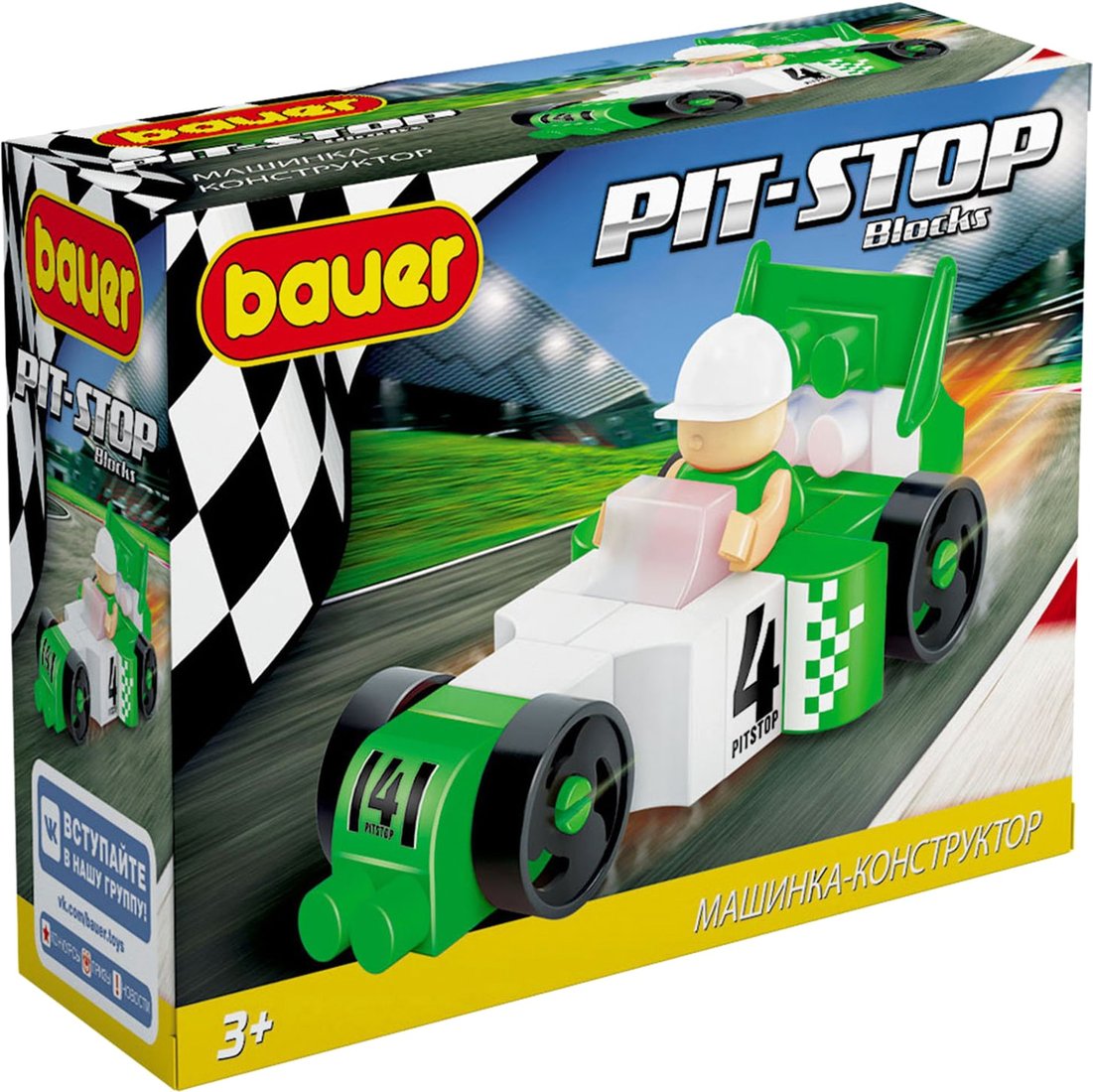 

Конструктор Bauer Pit Stop 810 Гоночная машина