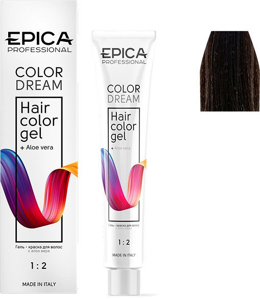 

Гель-краска Epica Professional Colordream 5.71 светлый шатен шоколадно-пепельный (100 мл)