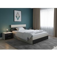 Кровать PROxSON Milton с ПМ 90x190 (ясень шимо светлый/черный)