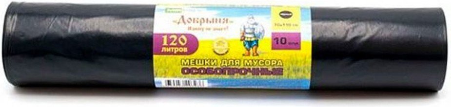 

Пакеты для мусора Mirpack Добрыня 100 мкм 120 л (10 шт)