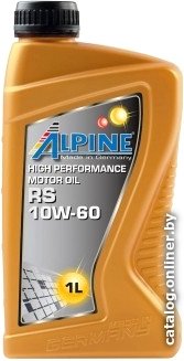 Моторное масло Alpine RS 10W-60 1л