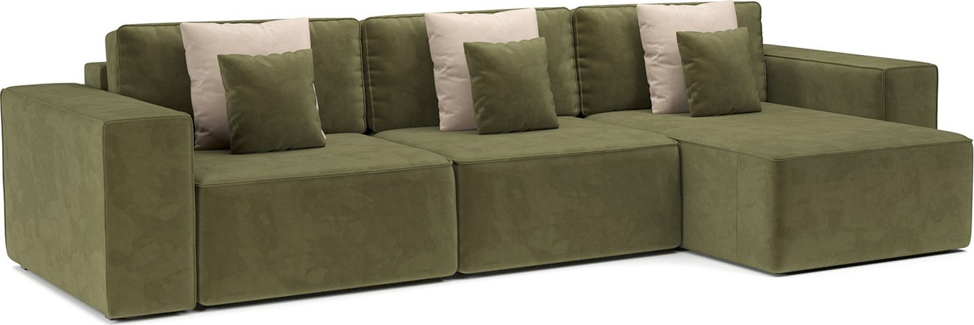 

Угловой диван Мебель-АРС Фессалия правый угол (Cabrio 29 зеленый)