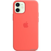 Чехол для телефона Apple MagSafe Silicone Case для iPhone 12 mini (розовый цитрус)