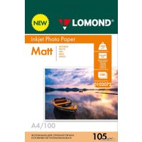 Фотобумага Lomond односторонняя матовая А4 105 г/м2 100 л 0102072