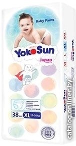 Трусики-подгузники YokoSun XL 12-20 кг (38 шт...