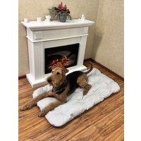 Лежак Matex Melange Pet 66-569 (светло-серый/зеленый)