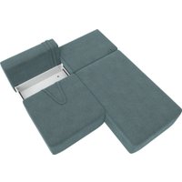 Угловой диван Лига диванов Лига-060 НПБ угол универсальный 129500 (шенилл Rimini 11 серо-зеленый)