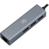 USB-хаб Digma DHUB-LAN-4port
