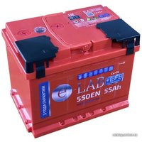 Автомобильный аккумулятор E-Lab 6СТ-55R + EFB (55 А·ч)