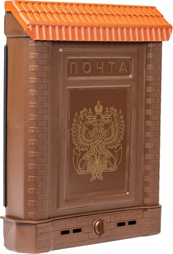 Почтовый ящик Цикл Премиум с орлом 5920-00 (коричневый)