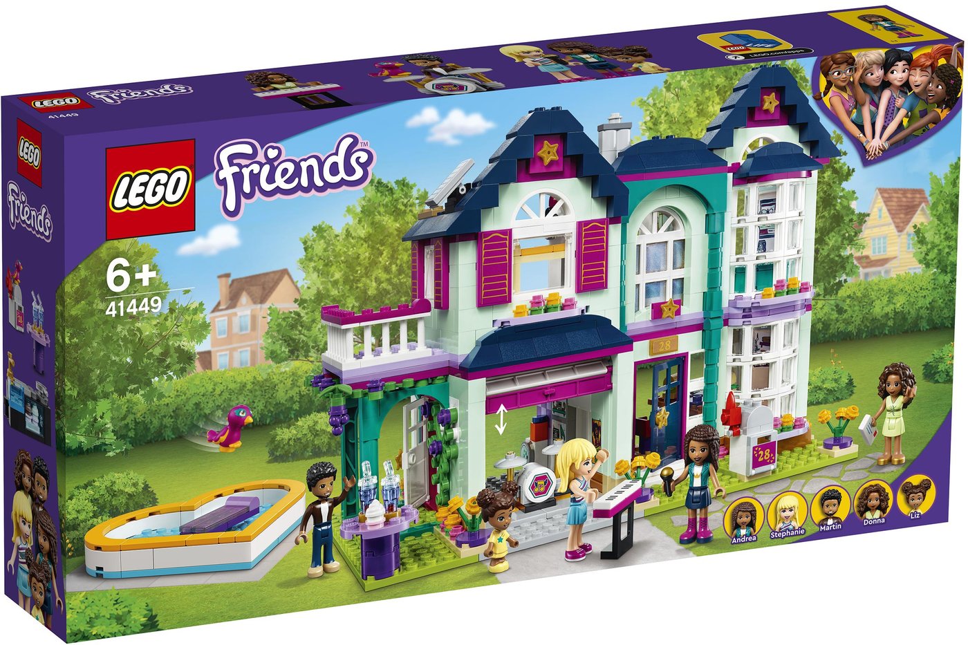 

Конструктор LEGO Friends 41449 Дом семьи Андреа