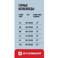 Велосипед Stinger Vega STD 29 р.19 2024 (зеленый)