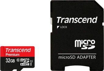 microSDHC Class 10 UHS-I 32GB + адаптер (TS32GUSDU1)