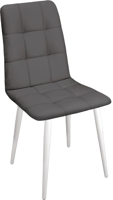 

Стул Трия Аспен К1С (белый матовый/кож.зам Polo Graphite)