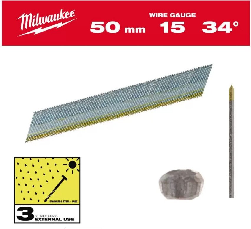 

Гвозди для пистолета Milwaukee 4932492580 (2500 шт)