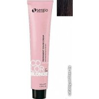 Крем-краска для волос Sergio Professional Color&Blonde 4 коричневый