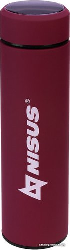 Термос Nisus N.TM-049-R 0.45л (бордовый)